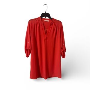Entro Coral Asymmetrical Women's Dress